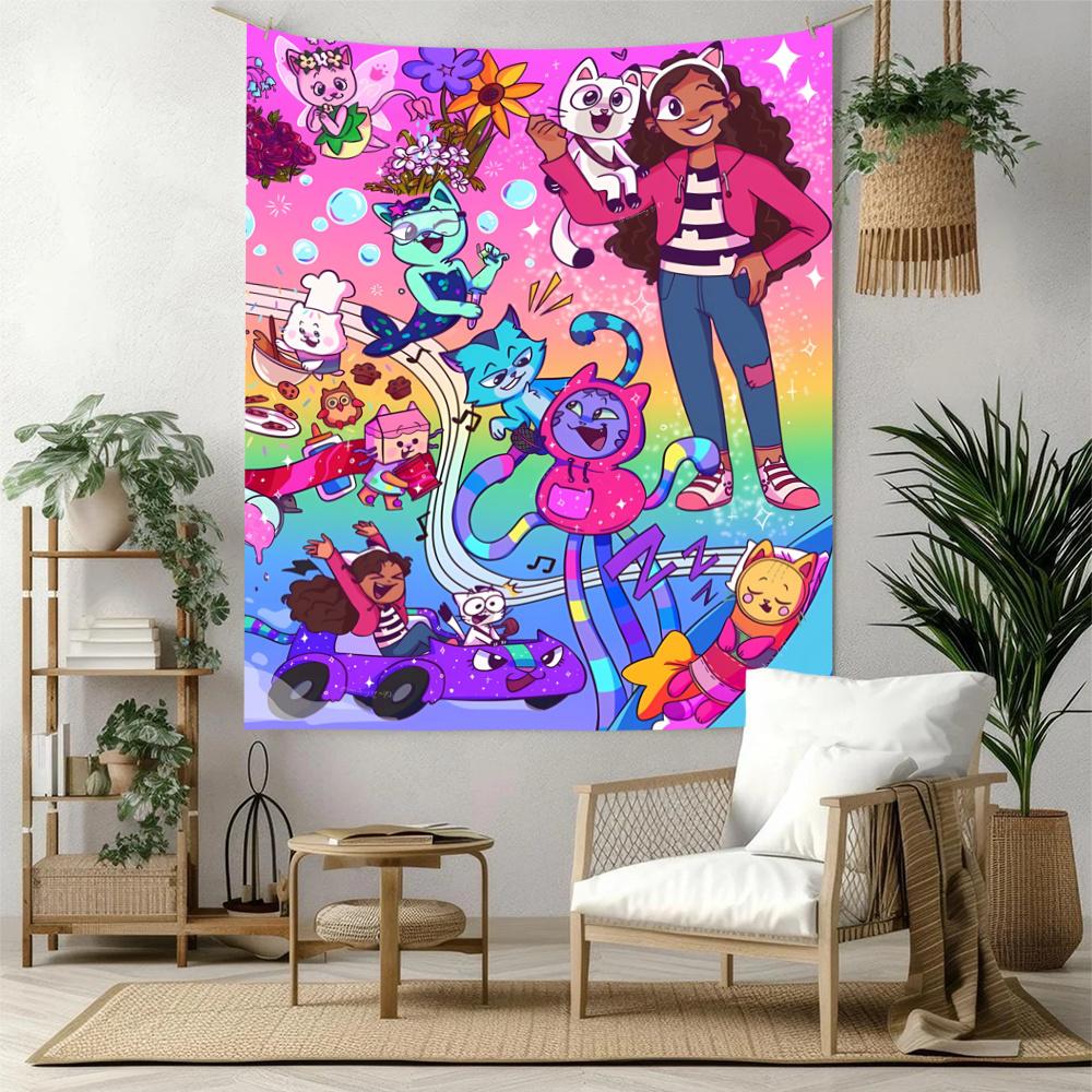 Gabby'S Dollhouse Boho Wall Tapestry Handmade Look Made For Bedroom Dorm Wall Reading Corner Yearround Exotic Pattern Gift For Birthday