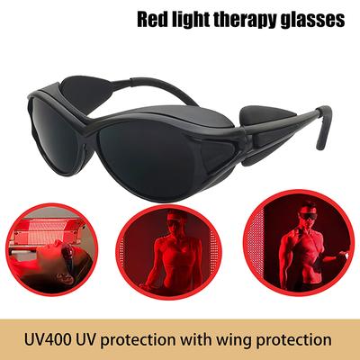 Rote LED Infrarotlicht Schutzbrille Laser Augenschutzbrille Für Solariumbrille UV-Blockierung IPL Laser Sicherheitsbrille