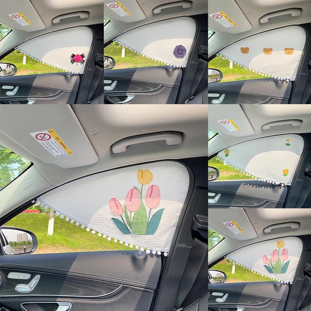 

Cotton Car Curtain Cover UV Protection Automotive Interior Products Sunshade Curtains Side Window 01-Left