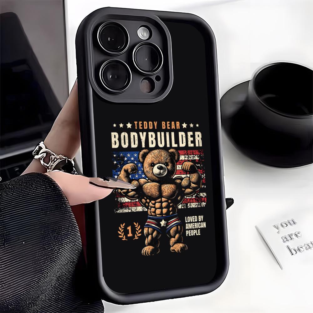 

Animal Fitness Design Patterns Phone Case For IPhone 17 Pro Max 16 15 14 Pro Max IPhone 13 Pro Max 11 Plus Silicone Cover iPhone 11 Pro Max