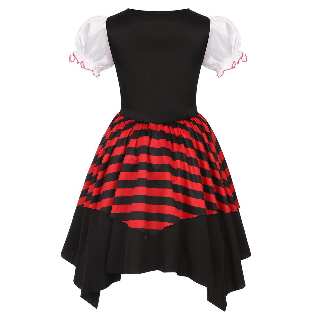 Halloween Pirate Costume Set for Party Performances