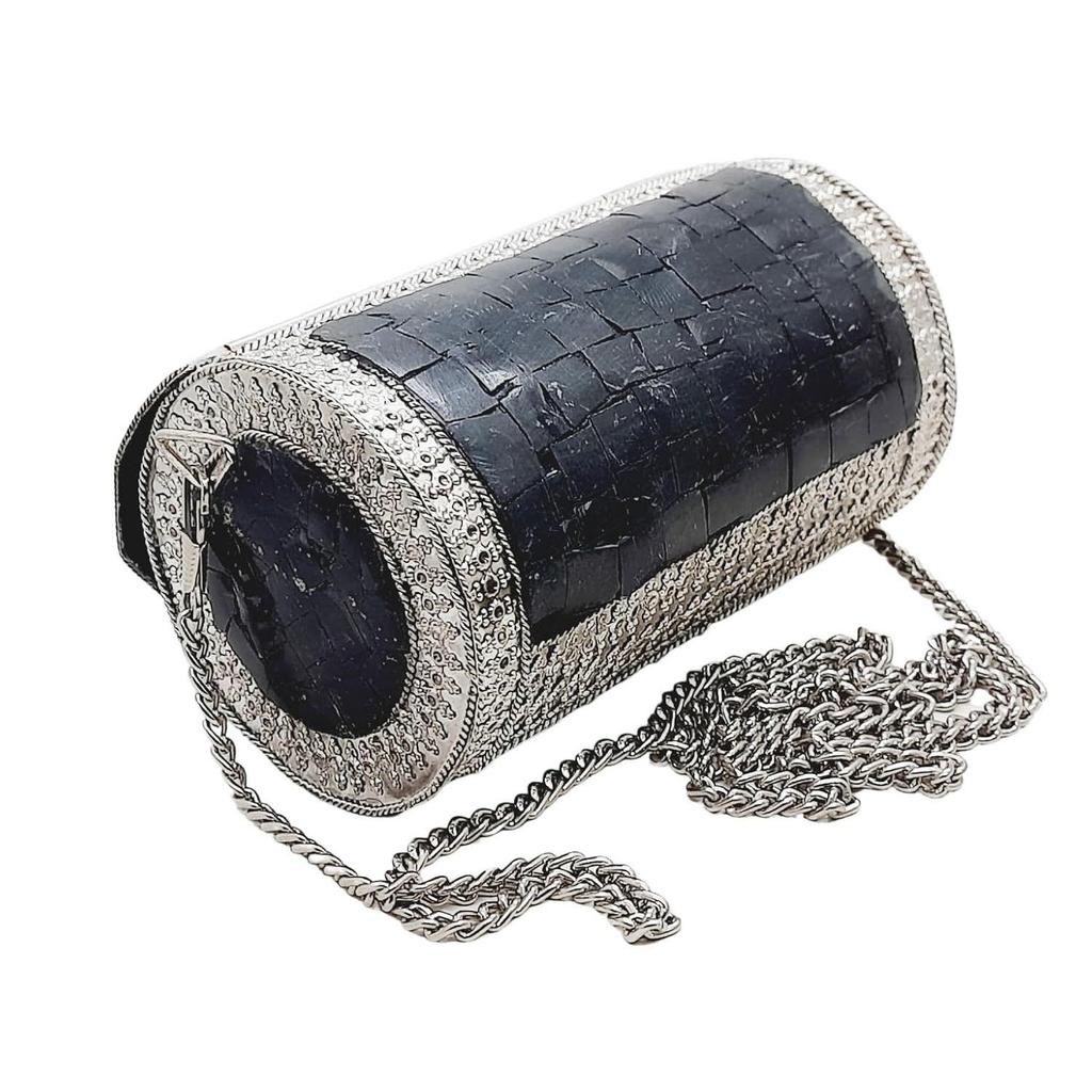 Small Size Handmade Metal Bag Coin Purse Ethnic Bridal Kids Bag Party Clutch