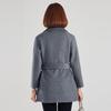 FengXun Women's Double-Faced Wool Blend Mid-Length Coat