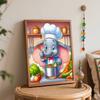 Disney DIY Painting Kit Chef Dumbo Cooking Style Home Decor Craft Gift Idea Art Supplies Canvas Wall Hanging Unique Creative Decor