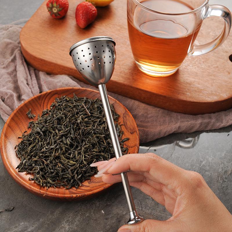304 Stainless Steel Conical Tea Infuser Stick and Strainer Mesh 