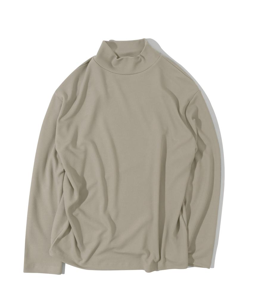 FILLUMINATE [Black] B-Steady Half Turtleneck-Beige