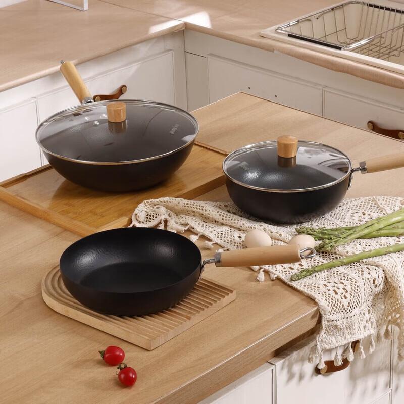 Zhuipu Zhiwei Zero-Coating 3-Piece Cookware Set