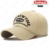 Retro Letter Embroidery Soft Top Baseball Cap Korean Trendy Duckbill Cap Outdoor Sun Protection Hat