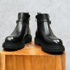 Men's Chelsea Boots 2025: Genuine Leather, Height-Enhancing, Thick Sole Martin Boots for Autumn/Winter