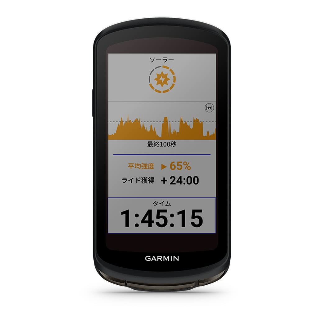 

Garmin Edge 1040 Solar Solar совместимая модель подлинная Черный размер дисплея [японский продукт] Легко читаемый