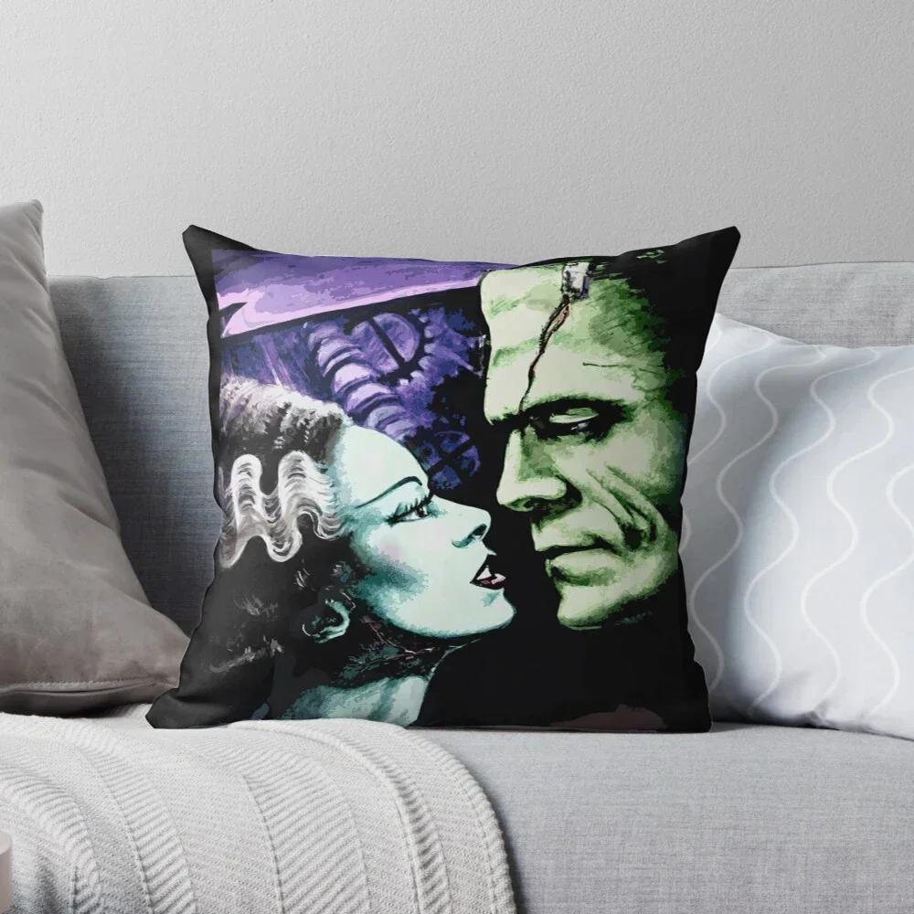 Decorative Home Pillow Case Cushion Covers Black X Modern Living Room Sofa Bed Halloween Fear