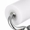Heavy Duty Wallpaper Seam Roller with Pom Roller Wheel and Wooden Handle for Seamless Wall Covering On All Types Including Foil