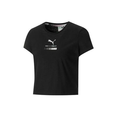 X Felipe Pantone Collaboration Casual Printed Short Sleeve T-Shirt Women Tops Black 530392-01