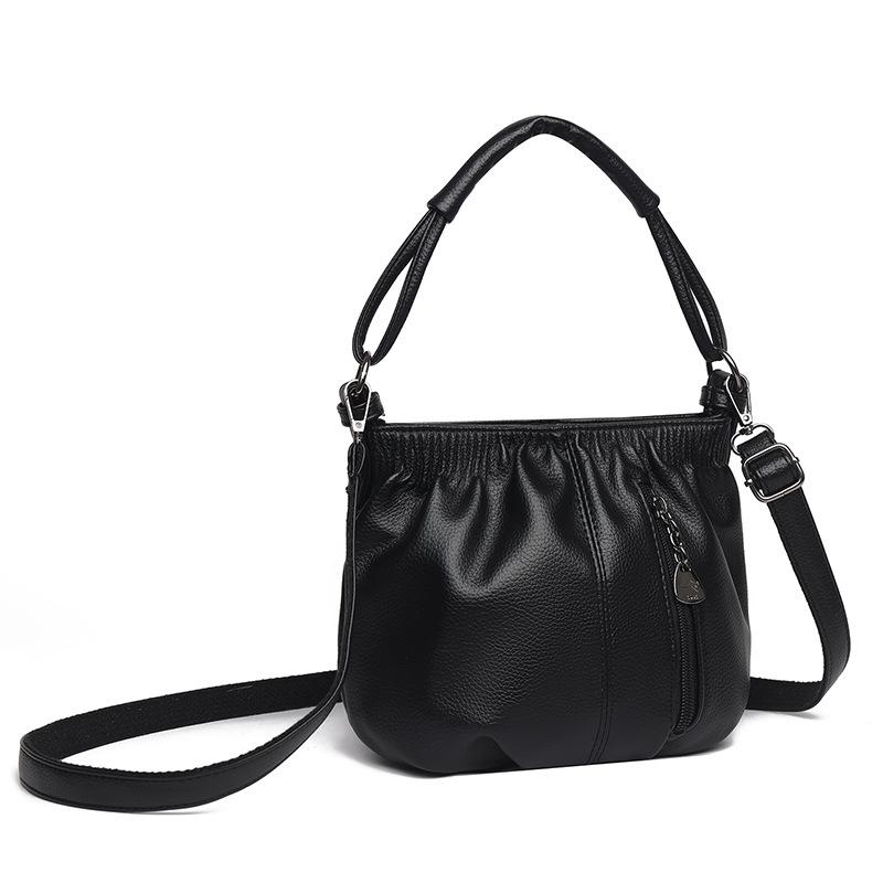 Handbag bag women's new fashion versatile messenger bag large capacity simple shoulder bucket bag