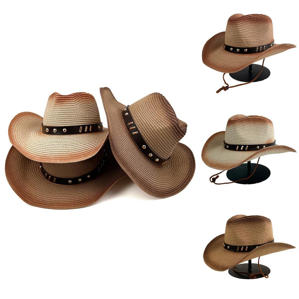 Cowboy Hat With Sun Protection And Breathable Fabric For Outdoor Activities