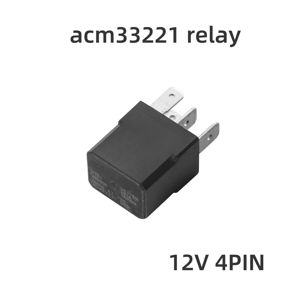 ACM33221 Automobil-Relais Ersatz UM4667730 M19 12V Schmelzsicherungs-Relais CM1A-R-12V-H78 4-Pin (4 Stück)