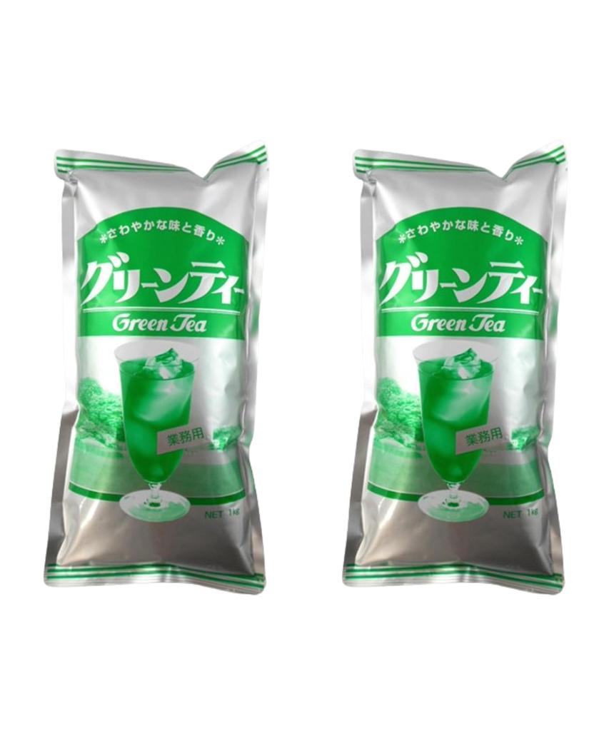 Osaka Gyokuroen Commercial Green Tea 1kg (2 Bags) - No Artificial Sweeteners, Safe and Delicious Set