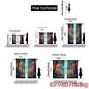 2pcs, 2D FLAT PRINTING Curtains (Without Rod) Enchanted Pathway Print Modern Curtains Polyester Curtains Festive Suitable for