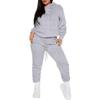 Fashionable Women's Casual Sweatshirt Hooded Sports Suit