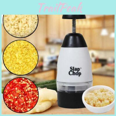 Wielofunkcyjny siekacz do cebuli Slap Chop i obieraczka do czosnku o ergonomicznym designie