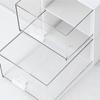 Large Desk Organizer Drawers Multipurpose Clear Stationery Cosmetic Storage Bins for Office Vanity