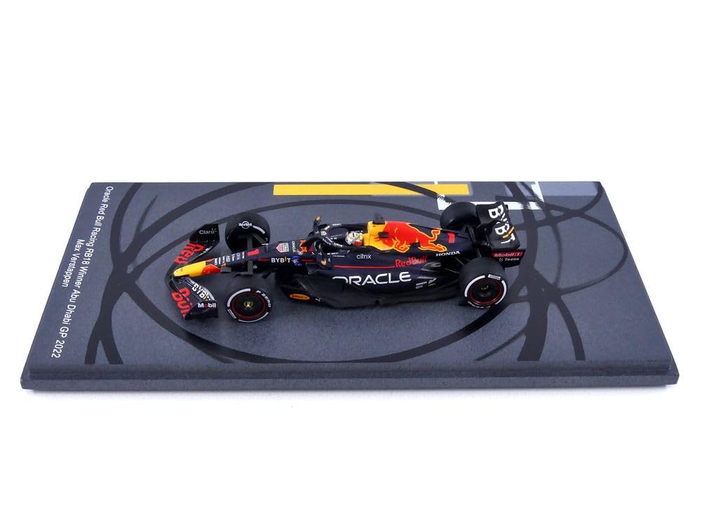Spark Oracle Red Bull RB18 2022 F1 Abu Dhabi GP Winner Verstappen Tire Trace Base 1/43 #1 M.