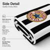 Vintage Beer Style Beach Towel flat print Black and White Striped Blue Star Logo Bath Towels for Adults Pool Party Outdoor