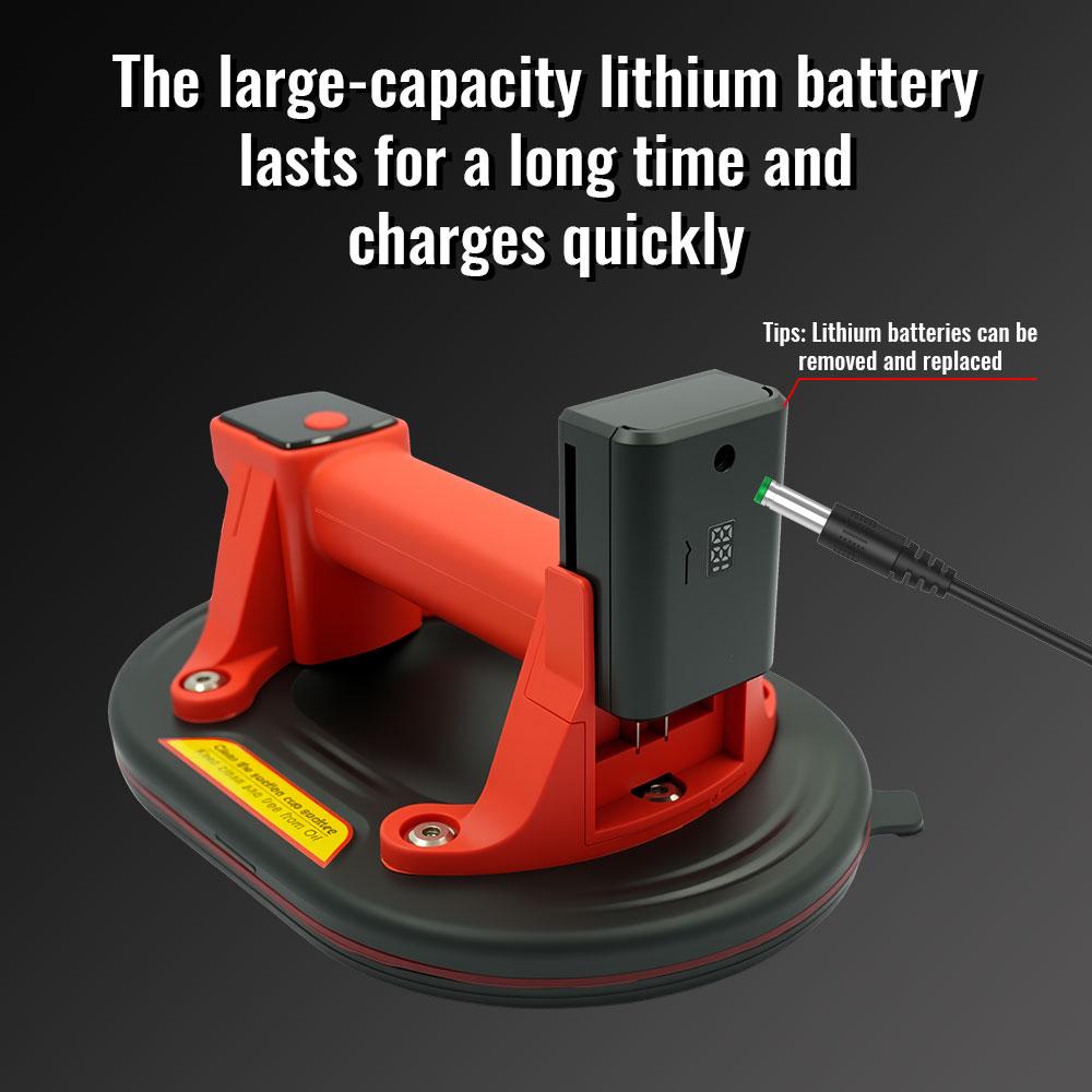 260KG Load Large Electric Vacuum Suction Cup Display Heavy-Duty Hand-held Strong Suckers Air Pump Granite Glass Tile Lifter