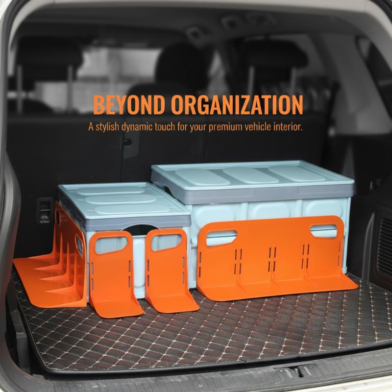 Car Trunk Organizer Adhesive Anti-Slip Angle Support Bracket Shake-proof Fence Storage Holderfor Secure Storage