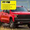New For -2024 Chevy Silverado GMC Sierra Black Pillar Post Window Door Trim