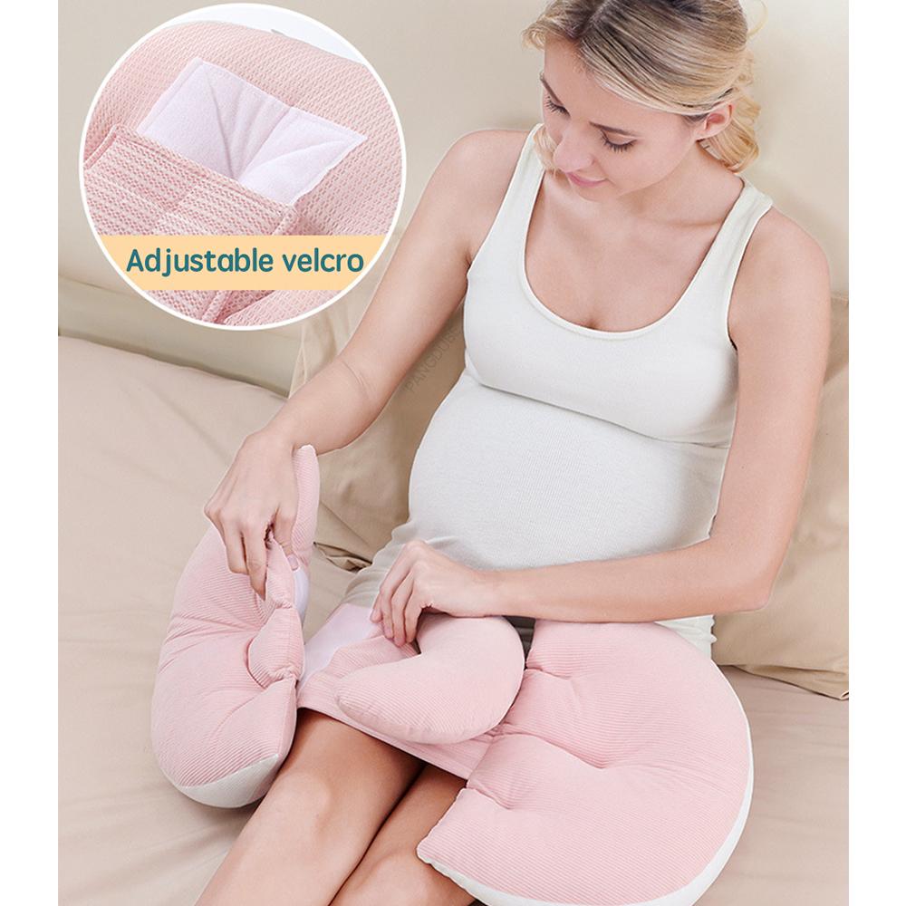 Cuscino di supporto lombare per la gravidanza per donne incinte Cuscino per il corpo per dormire Cura per il cuscino di gravidanza Lunghezza regolabile