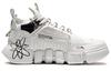 Li Ning Essence 2 ACE Cushioning Slip Resistant Abrasion Resistant Mid Top Vintage Basketball Shoes Women's Frost White ABCS012-2