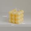 Handmade High-End Scented Cube Candle – Ideal for Atmosphere, Decor, Gifts, and Photography Props