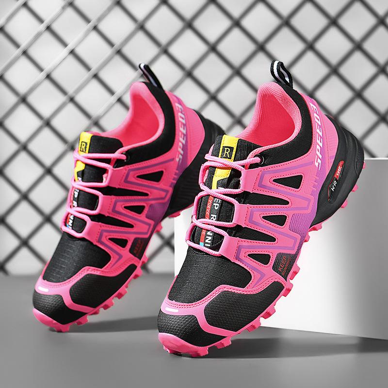Frühling und Herbst Neue Outdoor Offroad Laufschuhe Leicht und Atmungsaktiv Bergsteigen Damenschuhe Outdoor Wanderschuhe Damen Sport