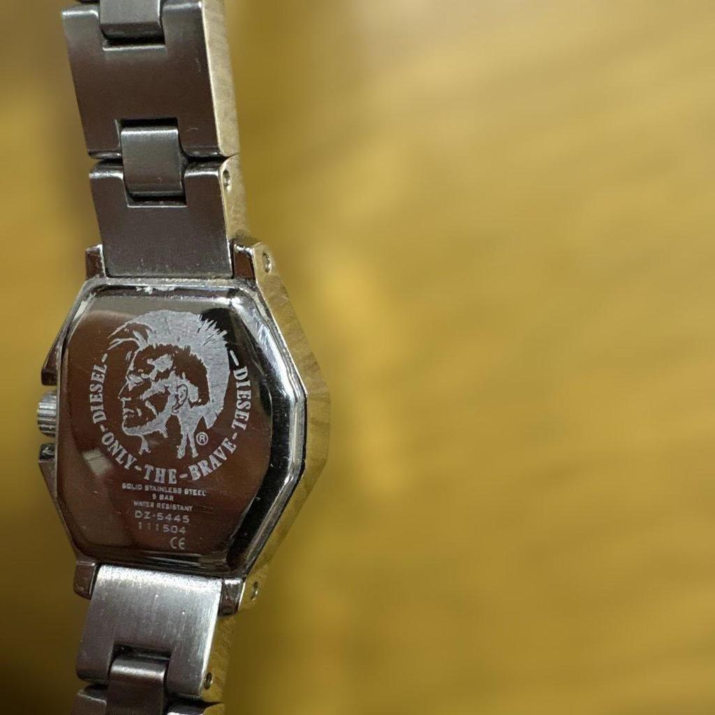 Used DIESEL Women's Watch Studded Belt