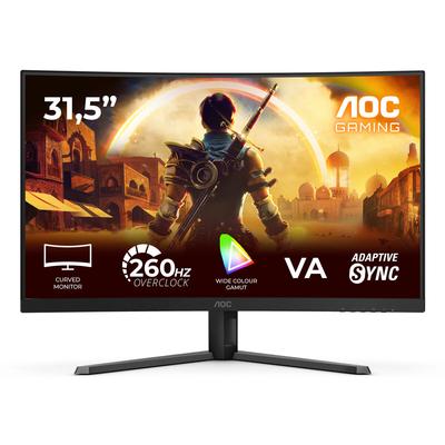Aoc C32G42ZE Curved Gaming Monitor 31.5 Inch 240Hz Black/Red