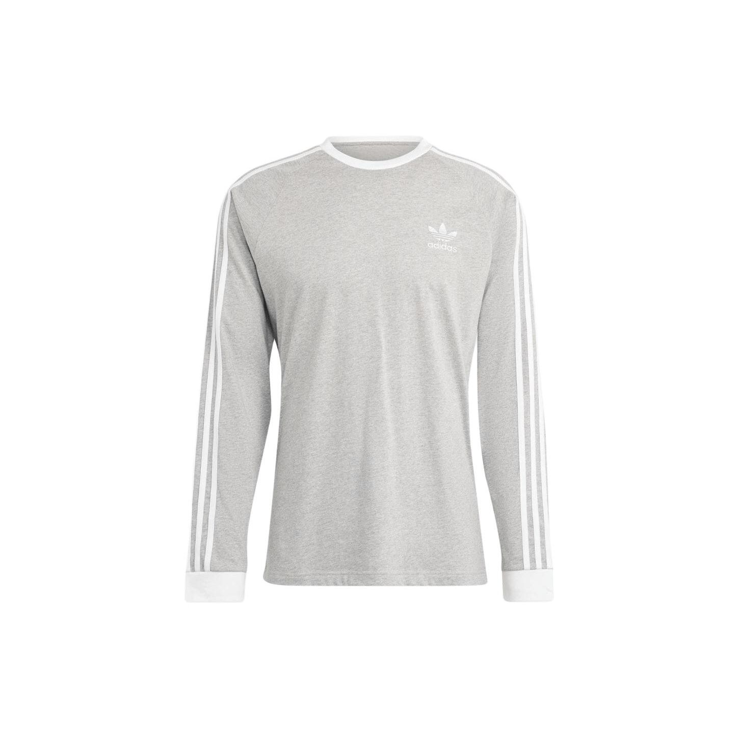

Adidas Adicolor Classics 3-Stripes Long Sleeve Tee Medium Grey Heather Men IM9429 S