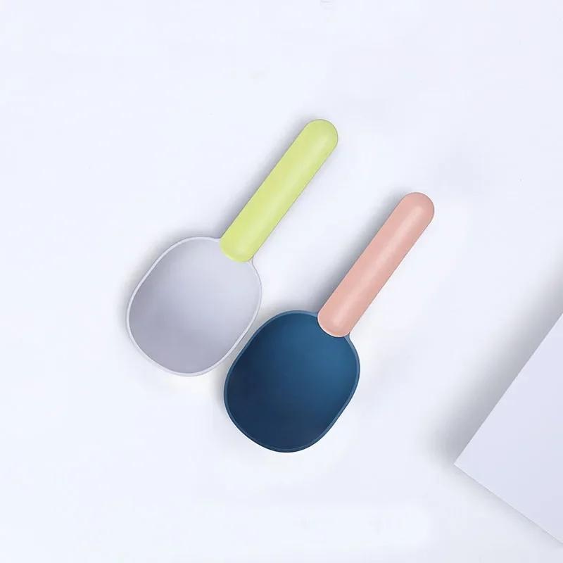 Portable Multi - function Pet Feeders, Cat Dog Food Shovel Scoop with Sealing Bag Clip
