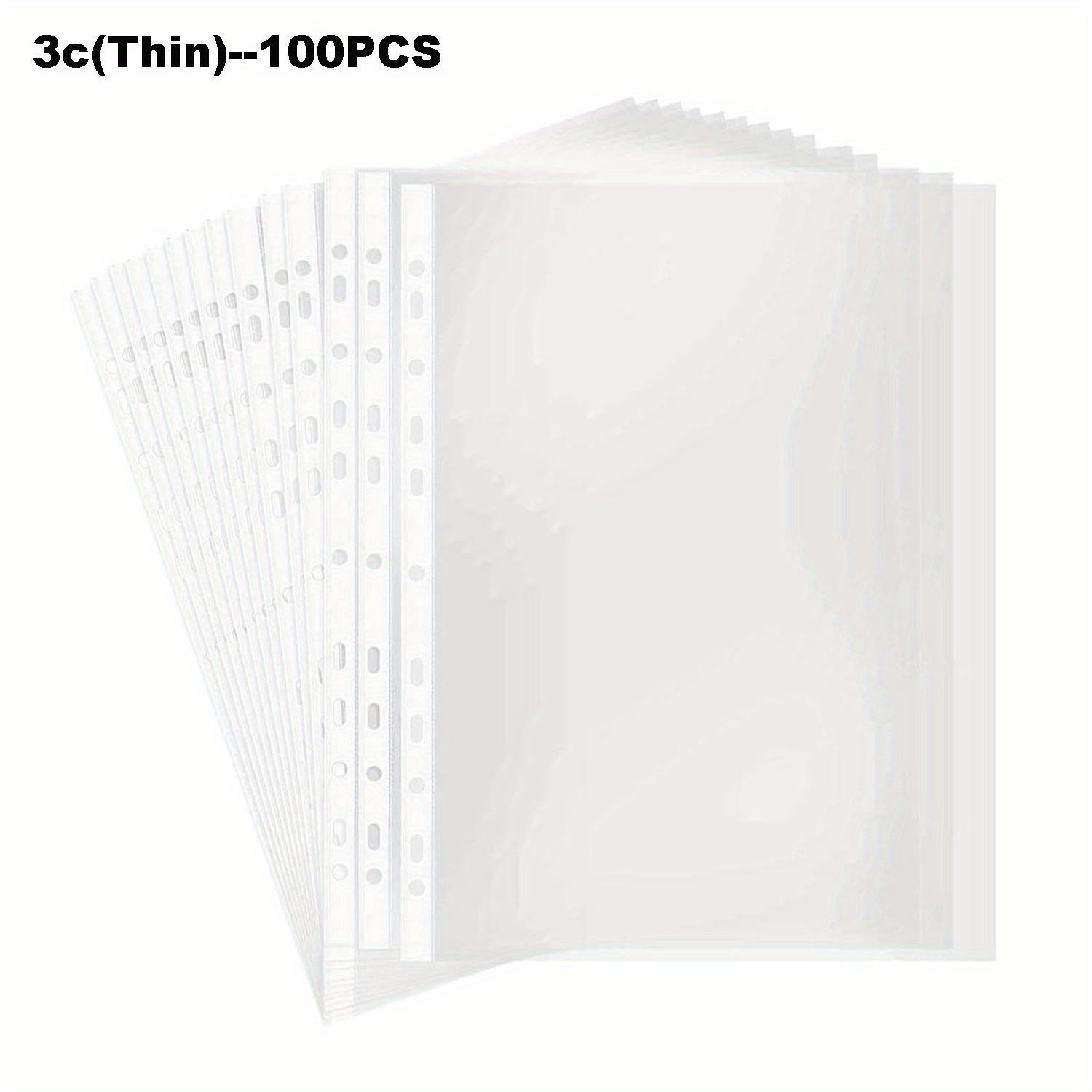 

Карманы для папок-регистраторов с кольцами, папка-регистратор формата А4, обложки, сумка для папок-регистраторов с кольцами, папка (Толщина 3C/8C), 100 шт