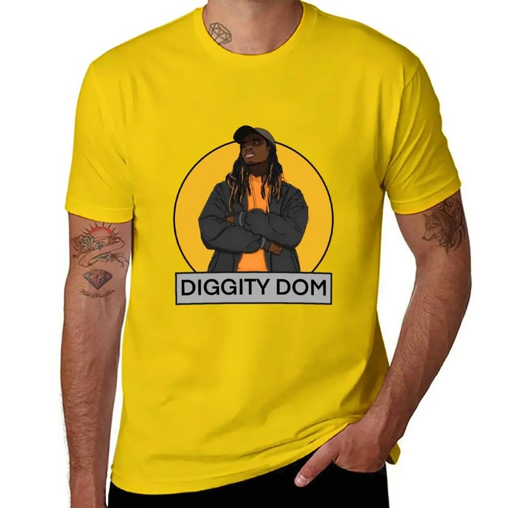 Diggity Dom Logo T-Shirt cute clothes heavyweights plus sizes men graphic t shirts
