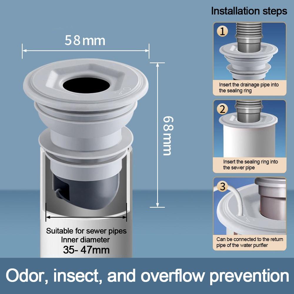 

Useful Silicone Washbasin Floor Drain Core Sealing Ring Insect Prevention Drain Cover Anti Odor Shower Drainer