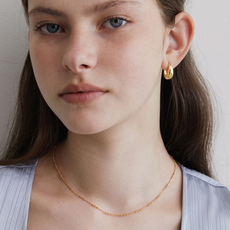 Tatiana (925 Silver) Triple Ball Chain Necklace NZ2406