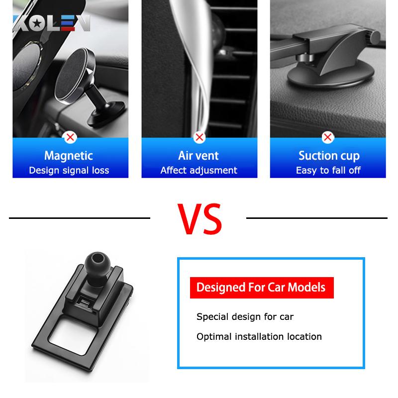 Car Mobile Phone Holder For Volkswagen Vw Tiguan Passat Polo Golf Sportsvan 2013 2014 Gravity Stand Navigation Bracket