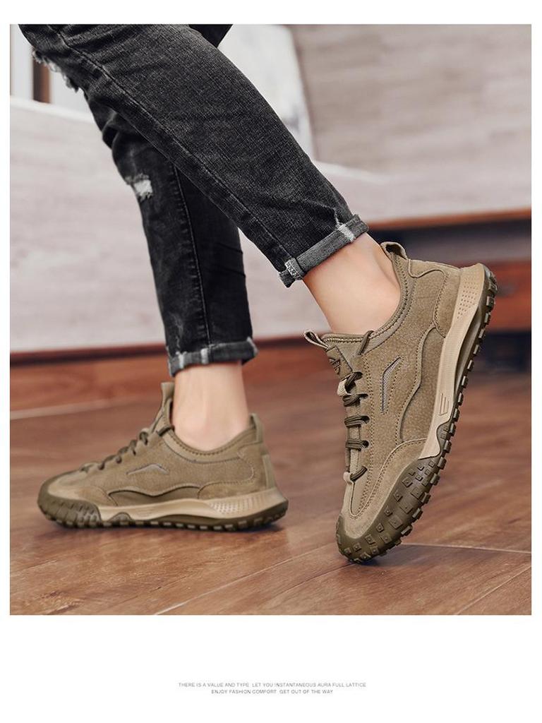 Herbst 2024 Herren Rutschfeste Sportliche Freizeitschuhe für Arbeit, Outdoor, Klettern und Arbeitsschutz.