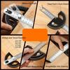 12-Inch Angle Protractor Stainless Steel Angle Finder Ruler  Construction