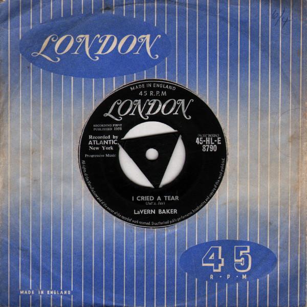 

7-дюймовая пластинка ЛАВЕРН БЕЙКЕР - Я проронила слезу / St. Louis Blues 45HLE8790 London Records 1958 UK Рок Б/У