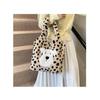Tooxika Autumn And Winter High-grade Fur Bag Leopard Print Underarm Bag Fashionable Plush Puppy Shoulder Bag