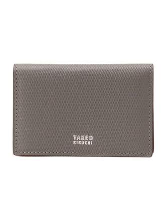 Business Card Holder Mesh Business Card Case 07001522 Dark Gray [Mini Leather] Men's (513) 00(SS)