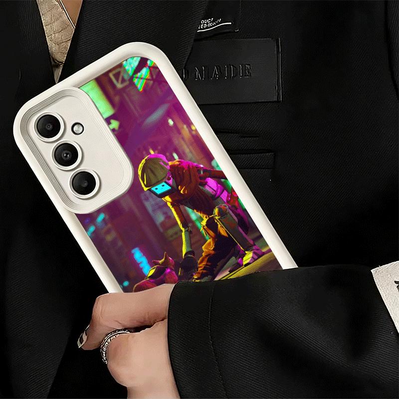 Phone Case for Samsung Galaxy A17 A16 A15 A14 A13 Stray Cat Game B-12 A56 A36 A26 A55 A35 A25 A54 A34 A24 A53 A33 A23 A07 A06