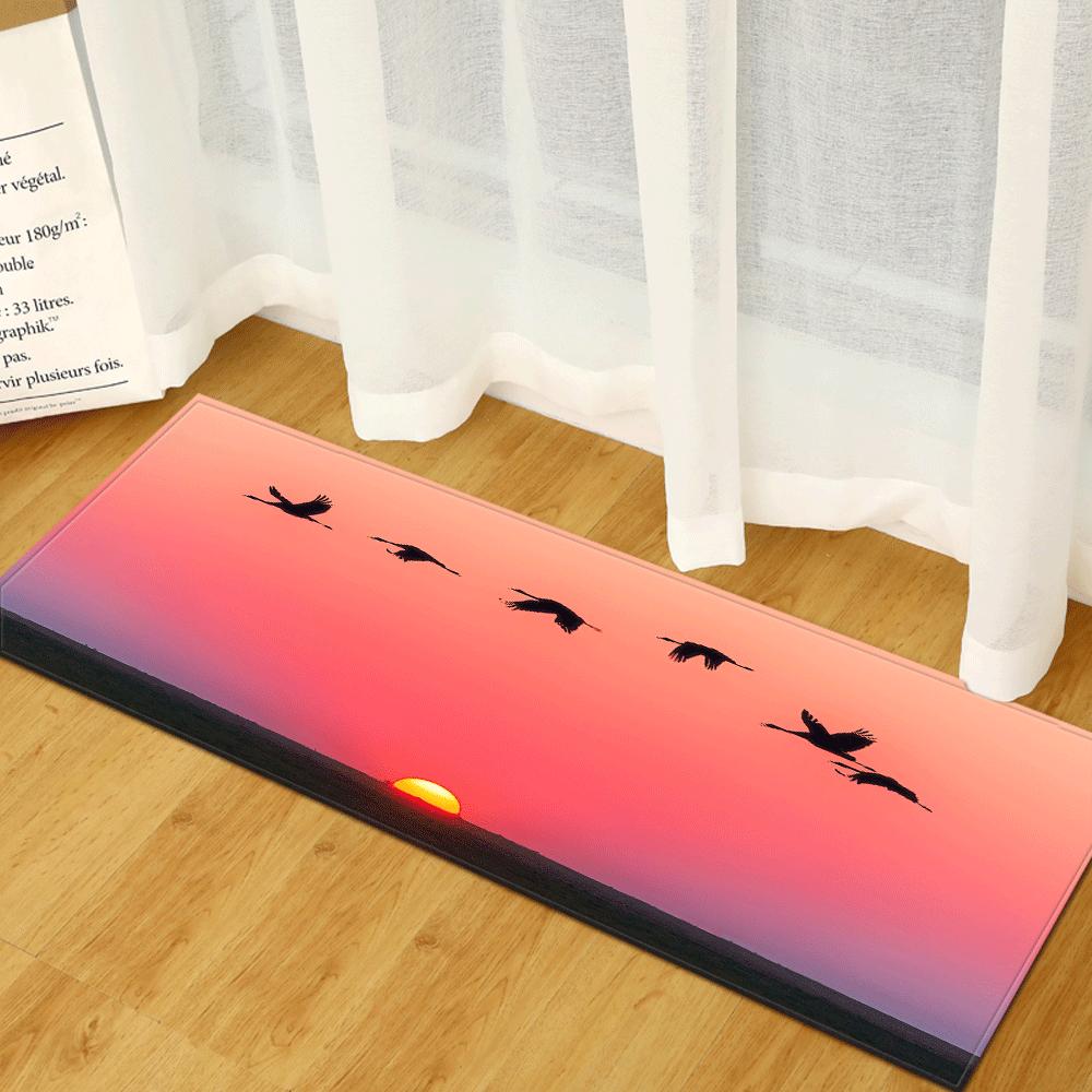 Scenic Sand Wardrobe Shoe Cabinet Long Floor Mat